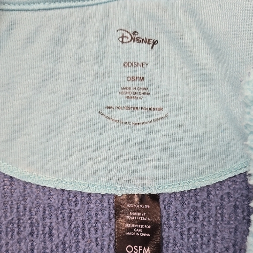 Disney Stitch Blue Fleece Onesie - Picture 2 of 5